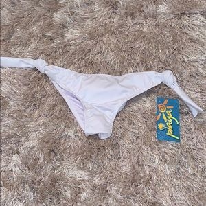NEW! White Cheeky Bathing Suit Bottoms